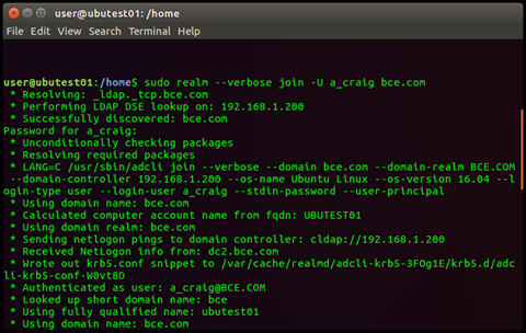 Join Ubuntu to a Windows Domain - Join Active Directory with Realm and SSSD